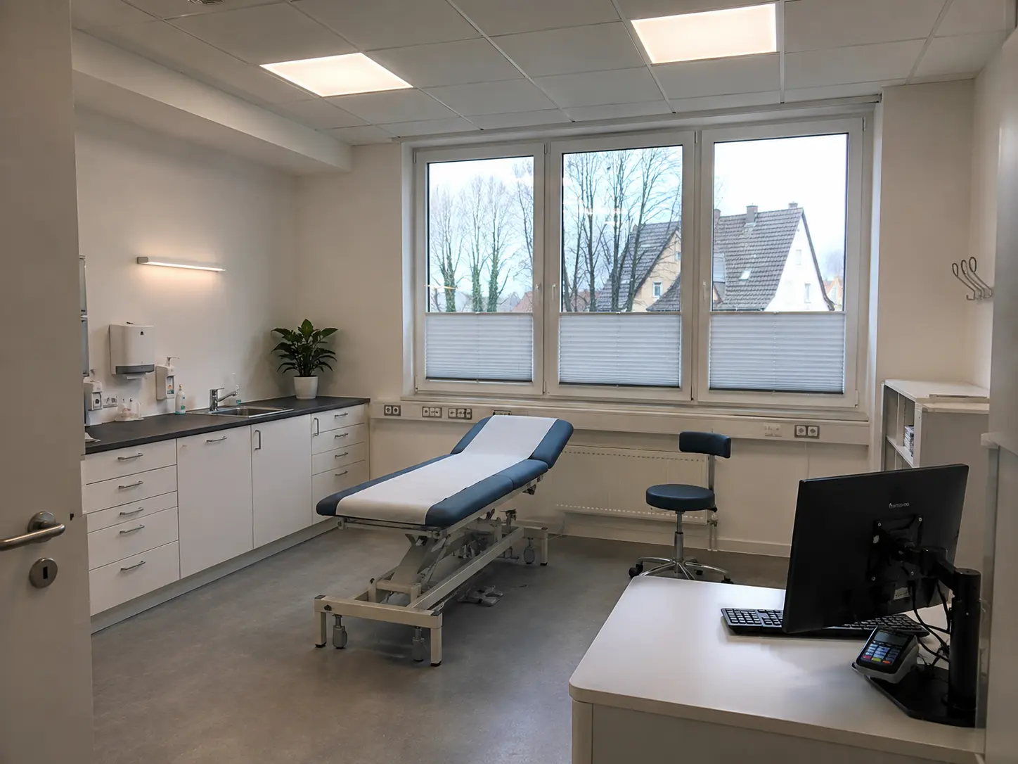 Fertig installierte Elektroanlage in einem Gewerbeobjekt in Berlin